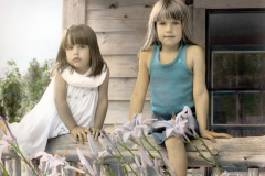 Handpainted Portrait, heirloom collection